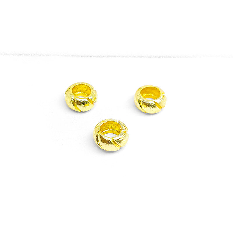 18K Gold Overlay Spacers Beads Bali Designs Inc 