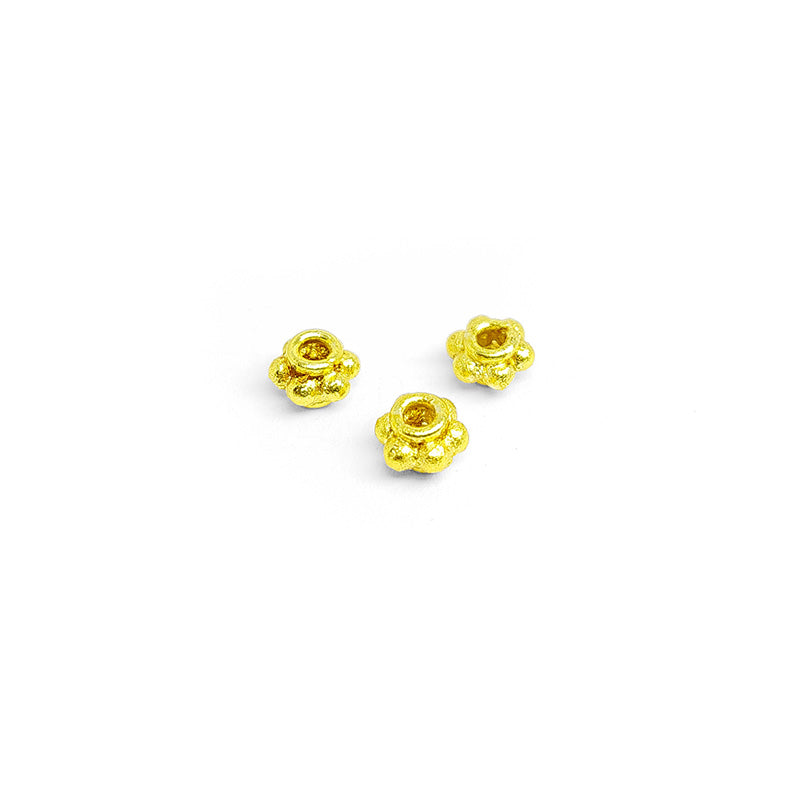 18K Gold Overlay Spacers Beads Bali Designs Inc 