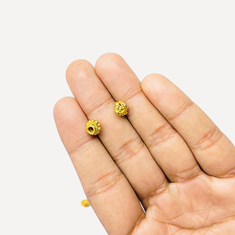SG-162 18K Gold Overlay Spacers Beads Bali Designs Inc 