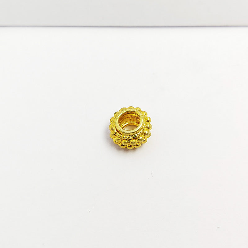 18K gold overlay beaded cluster Bali spacer bead handcrafted in India for retail and DIY jewelry designs
