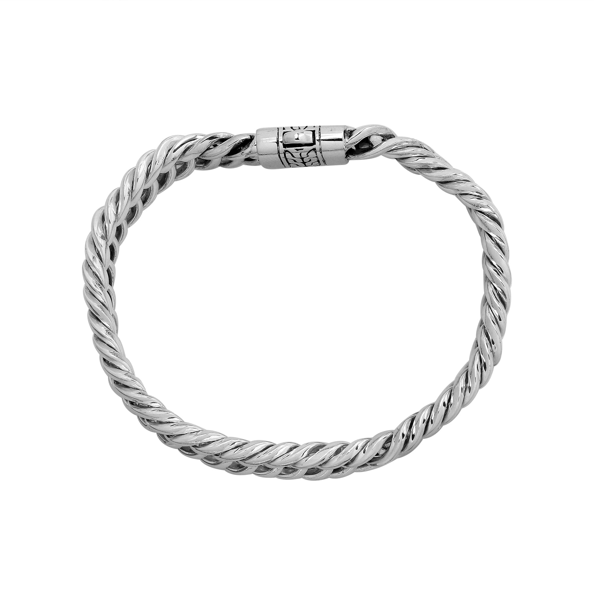Sterling Silver Bold Curb Chain Bracelet With Polished Push Clasp For Retail