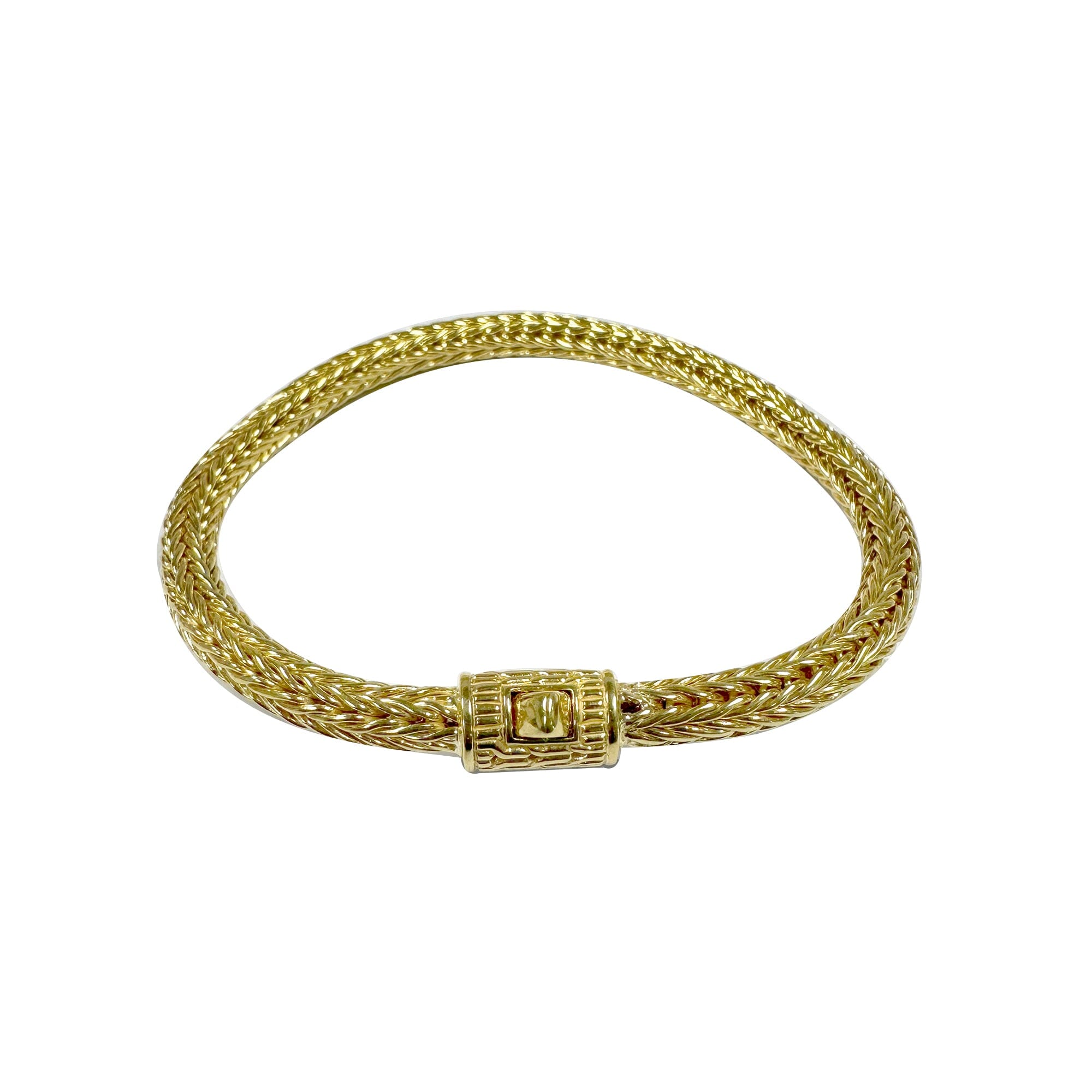 AB-6081-S-7" 18K Gold Bracelet Jewelry Bali Designs Inc 