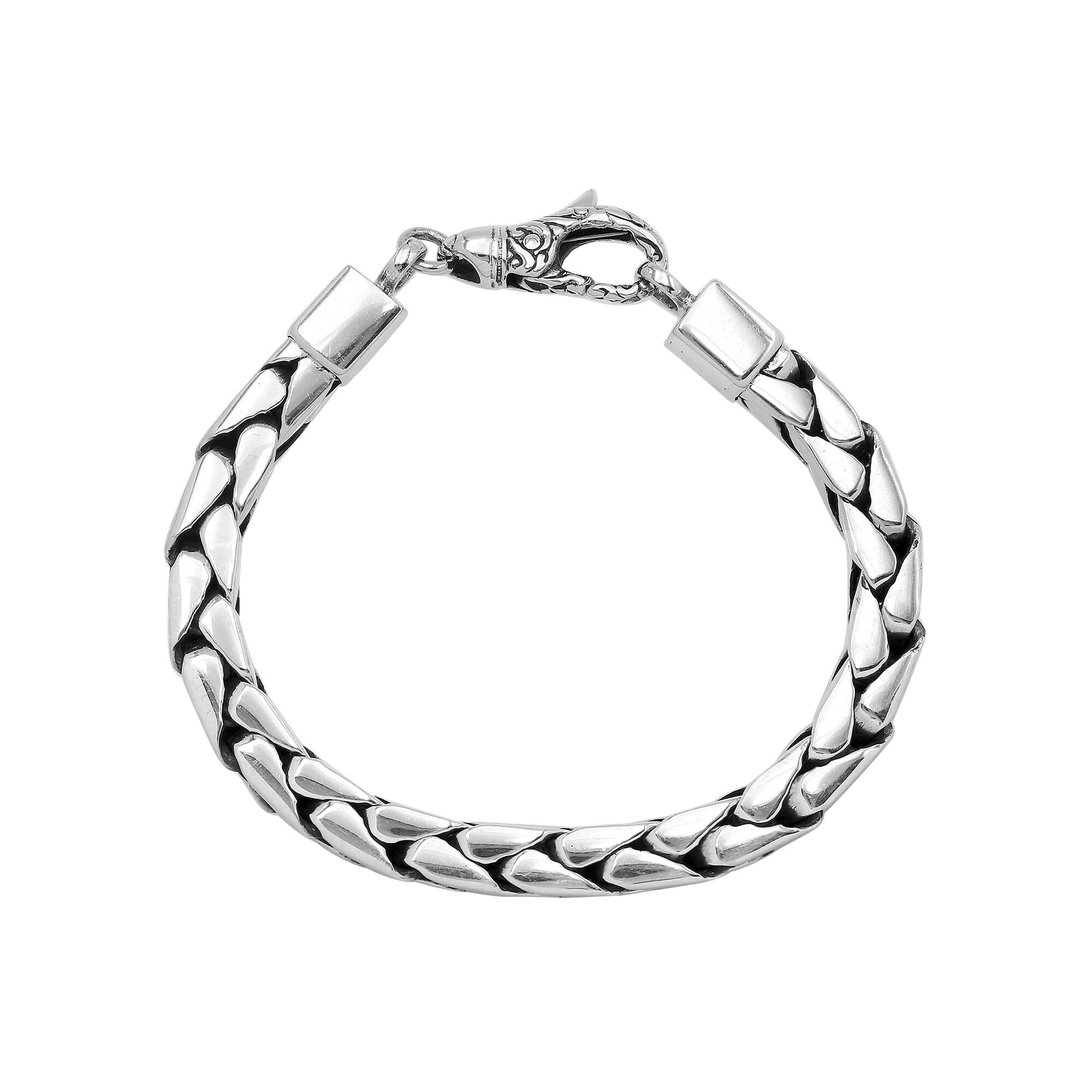 AB-6331-S-4MM-7" Sterling Silver Bracelet With Lobster Jewelry Bali Designs Inc 
