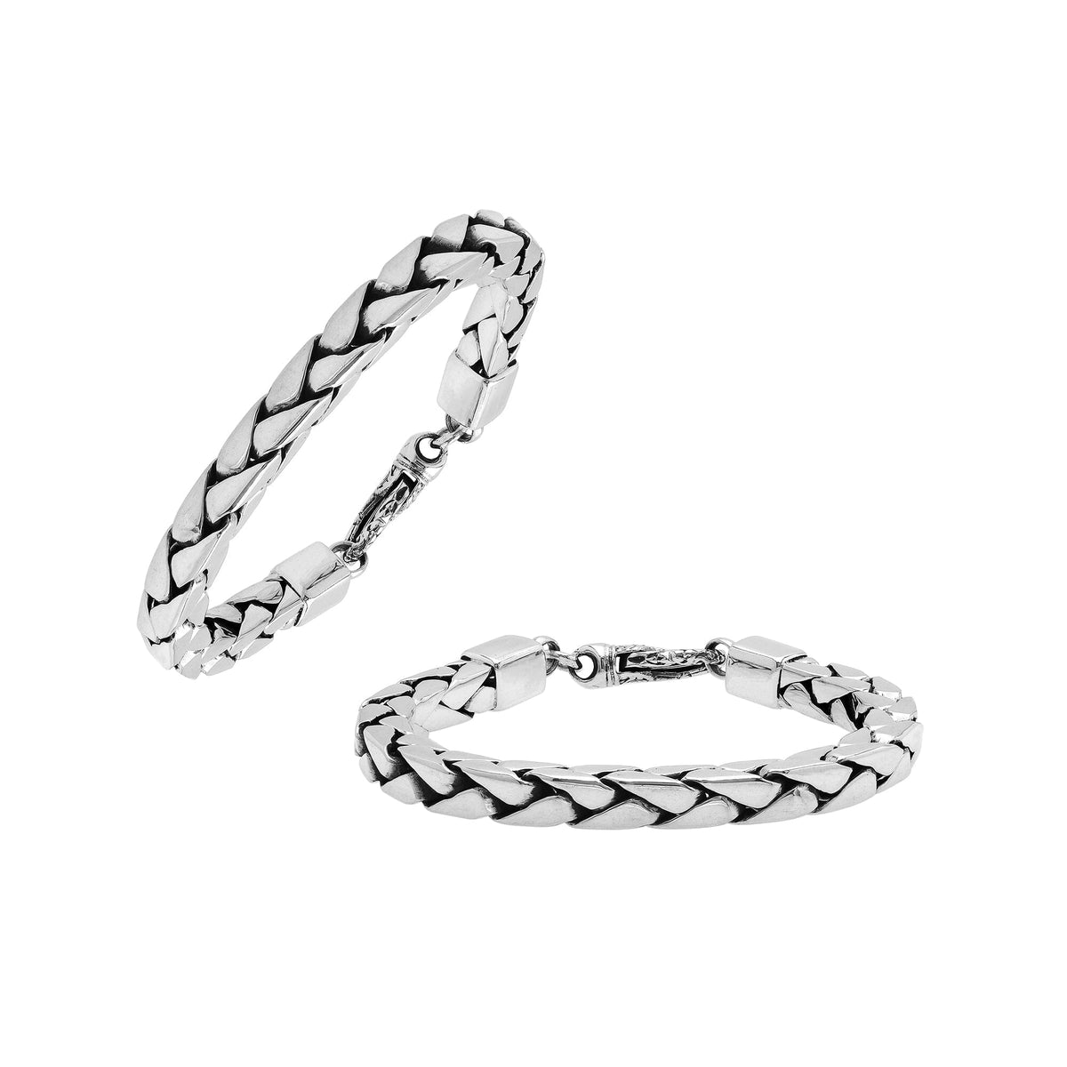 AB-6331-S-4MM-7" Sterling Silver Bracelet With Lobster Jewelry Bali Designs Inc 