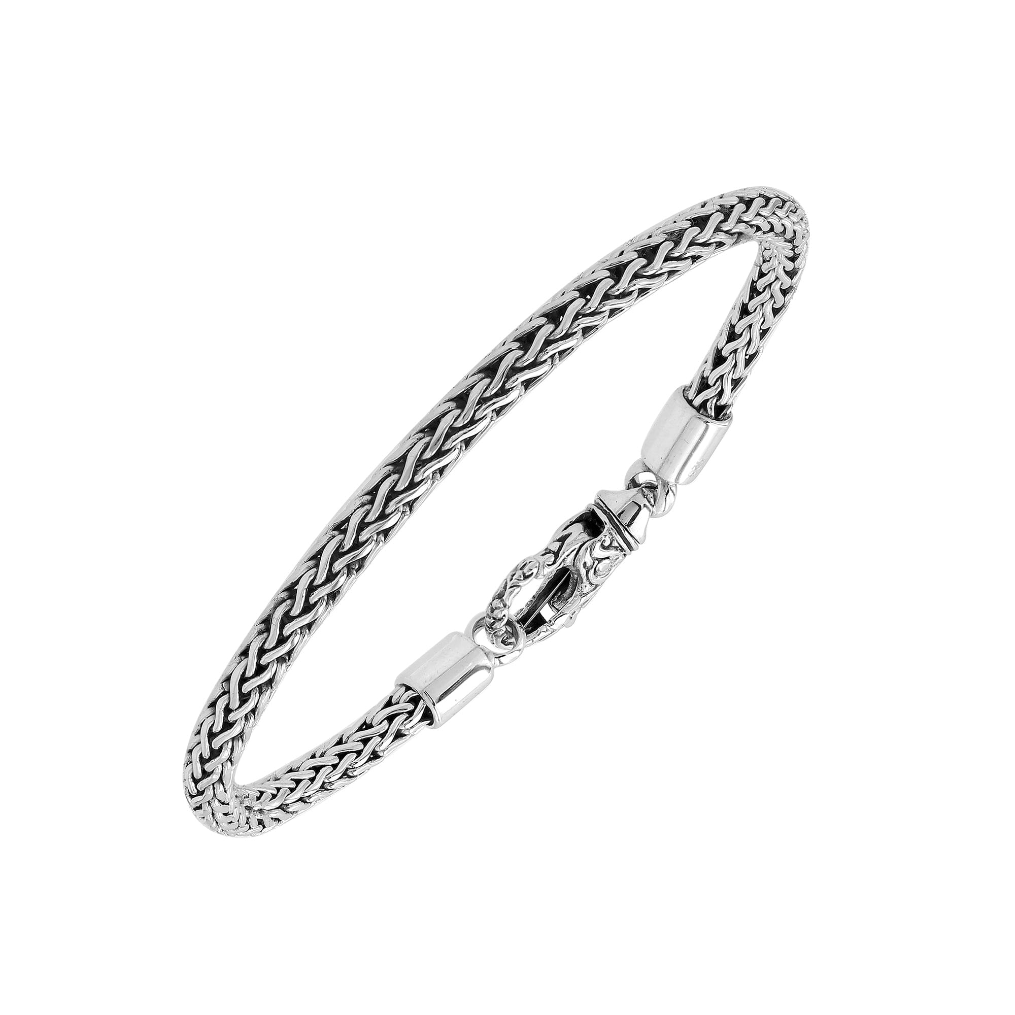 AB-6335-S-7" Bali Hand Crafted Sterling Silver Bracelet With Lobster Jewelry Bali Designs Inc 