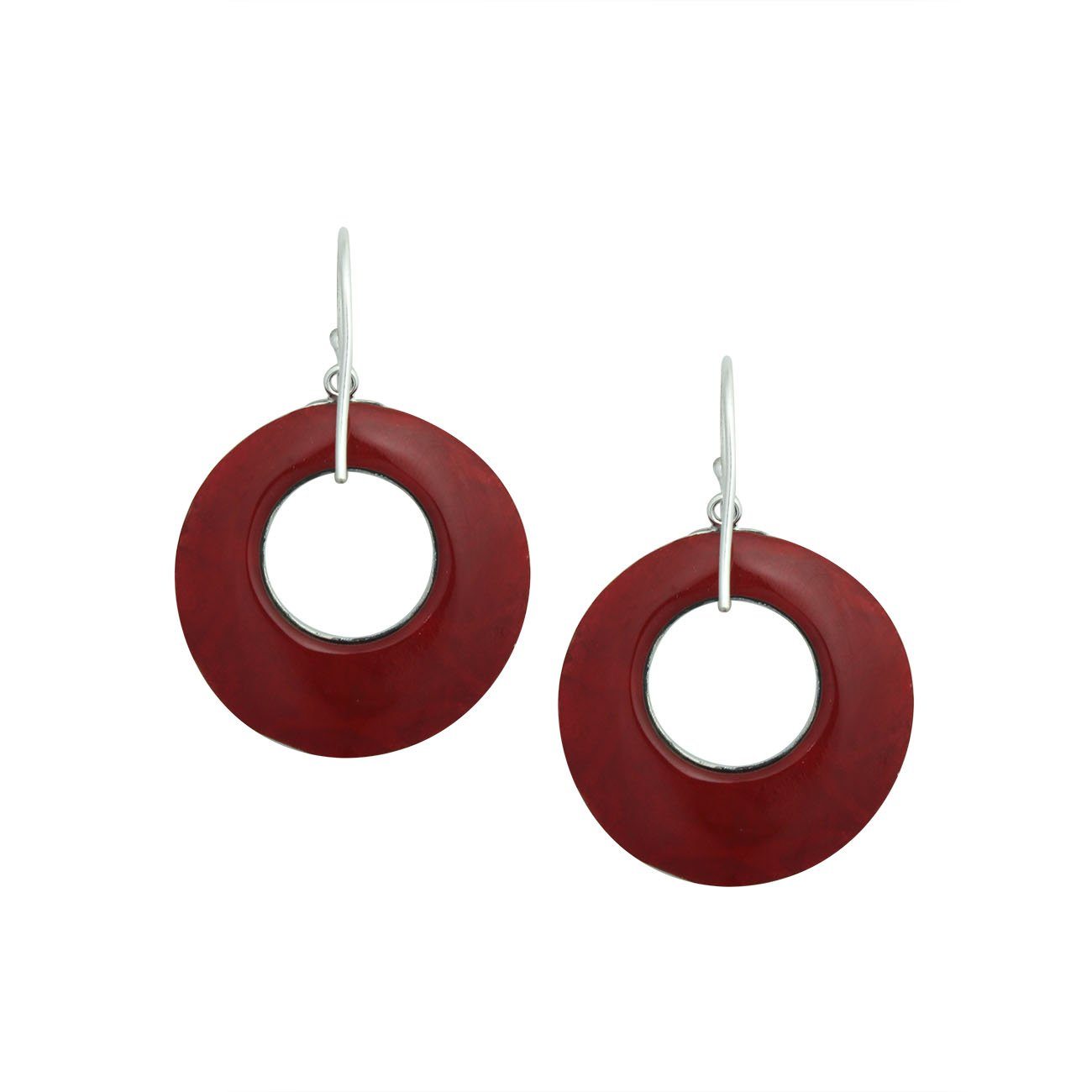 AE-1169-CR Sterling Silver Earring With Coral Jewelry Bali Designs Inc 