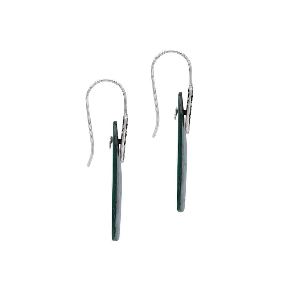 AE-1205-AB Sterling Silver Earring With Abalone Shell Jewelry Bali Designs Inc 