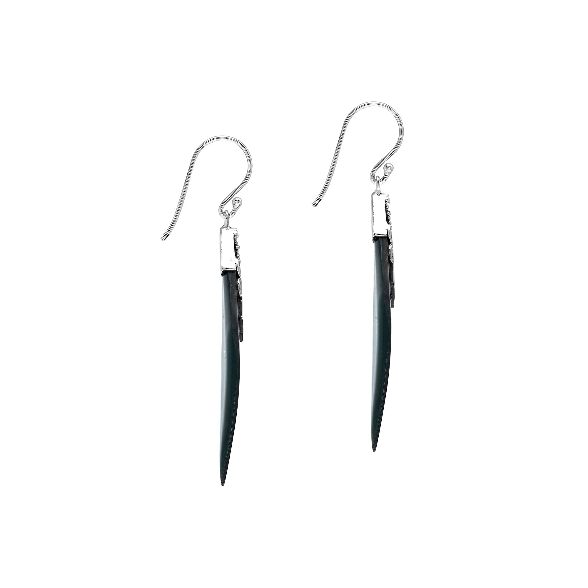AE-1212-AB Sterling Silver Earring With Abalone Shell Jewelry Bali Designs Inc 