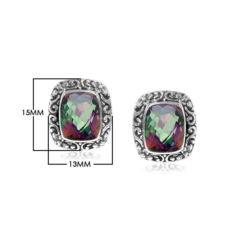 AE-6083-MT Sterling Silver Earring With Mystic Quartz Jewelry Bali Designs Inc 