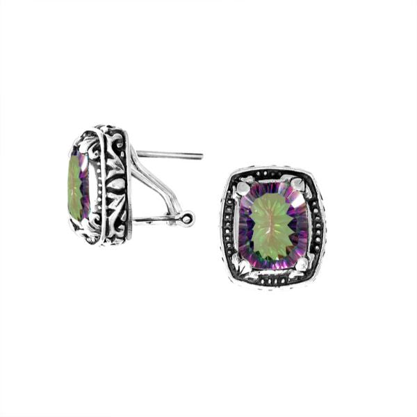 AE-6142-MT Sterling Silver Earring With Mystic Quartz Jewelry Bali Designs Inc 