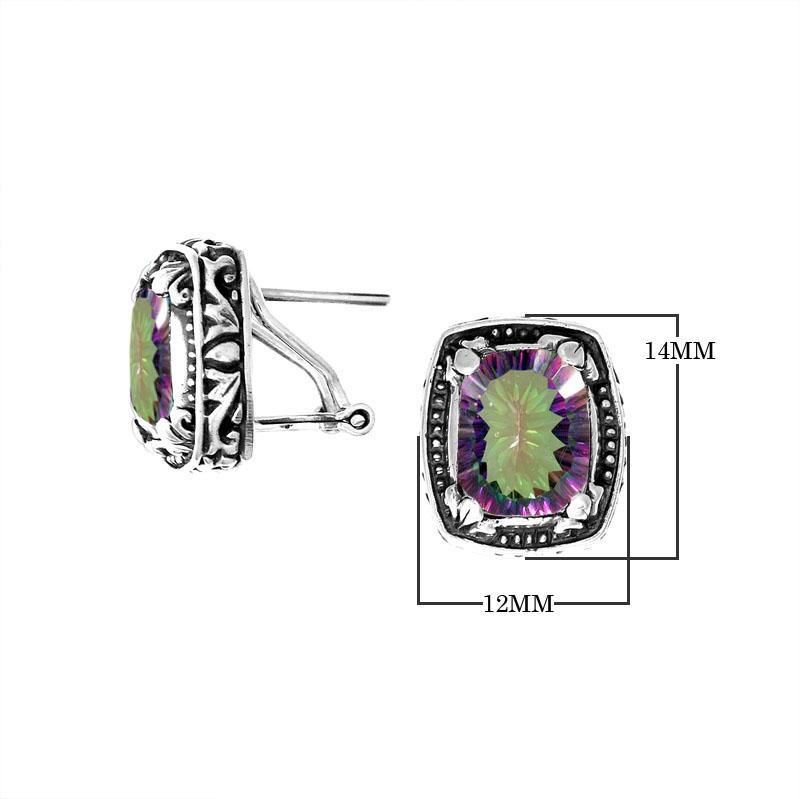 AE-6142-MT Sterling Silver Earring With Mystic Quartz Jewelry Bali Designs Inc 