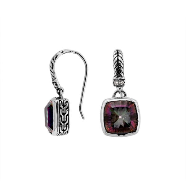 AE-6162-MT Sterling Silver Earring With Mystic Quartz Jewelry Bali Designs Inc 