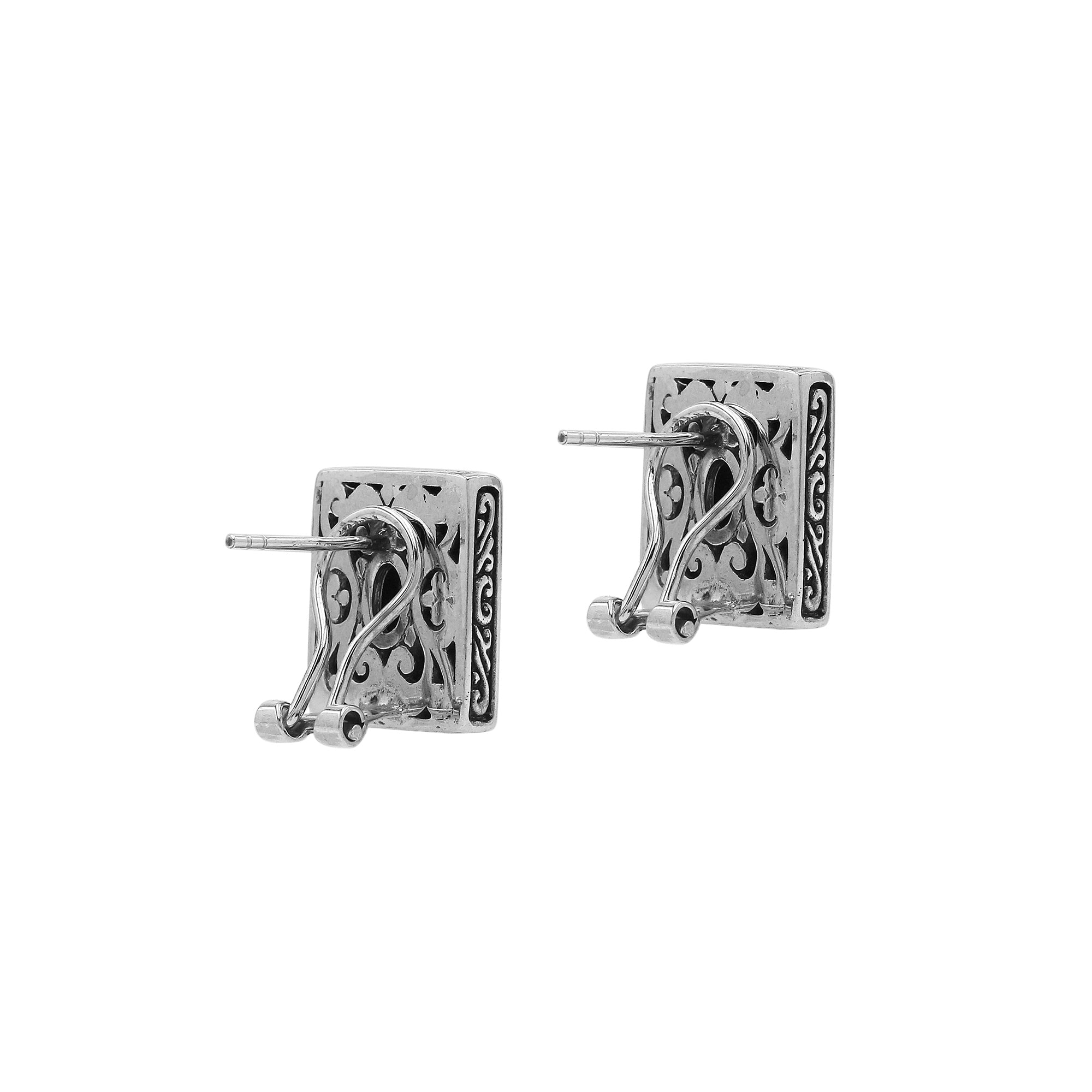 AE-6324-CT Sterling Silver Earring With Citrine Q. Jewelry Bali Designs Inc 