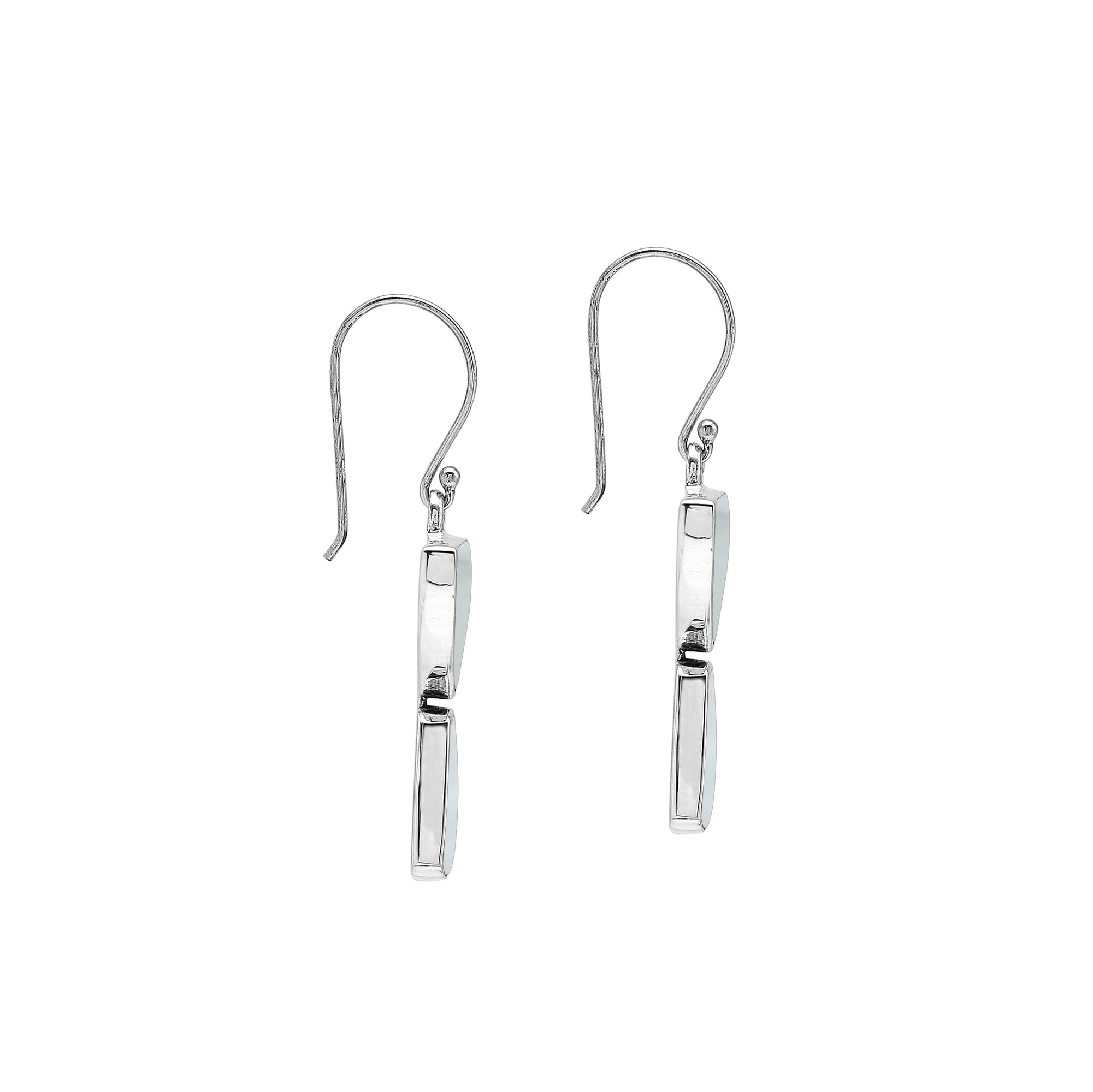 AE-6348-MOP Sterling Silver Earring With Mother Of Pearl Jewelry Bali Designs Inc 
