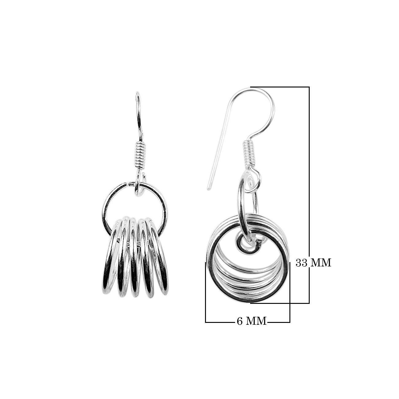 AESF-2010 Silver Overlay Earring Jewelry Bali Designs Inc 