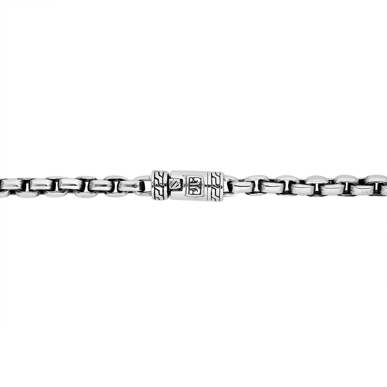 AN-1155-S-16" Bali Hand Crafted Sterling Silver cushion Chain Jewelry Bali Designs Inc 