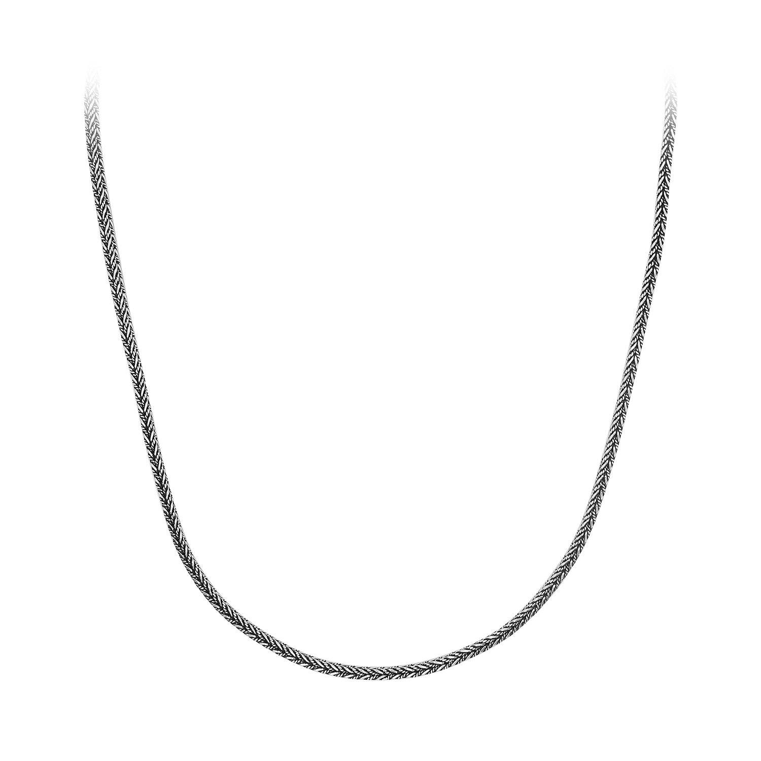 AN-6310-S-16" Bali Hand Crafted Sterling Silver Chain With Hook Jewelry Bali Designs Inc 