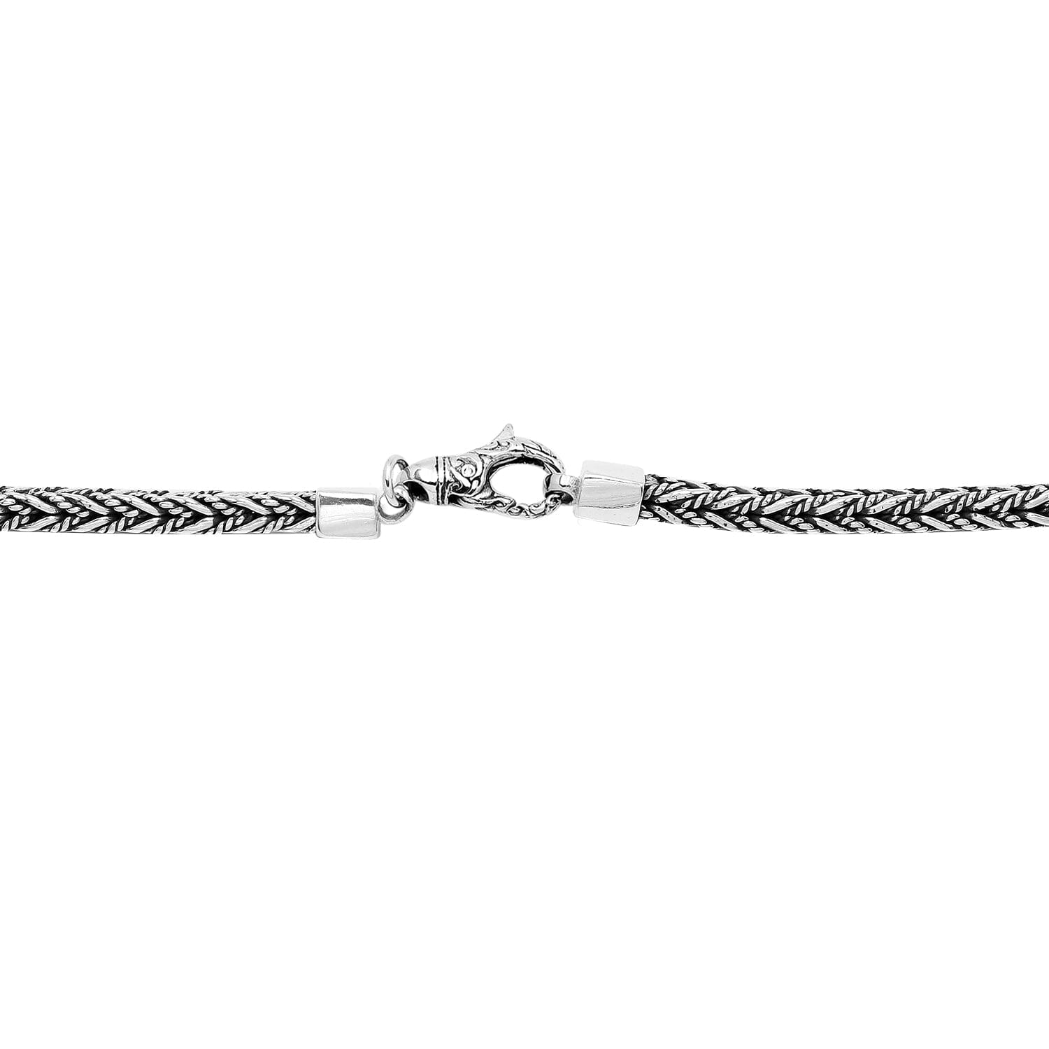 AN-6310-S-4MM-16" Bali Hand Crafted Sterling Silver Chain With Lobster Jewelry Bali Designs Inc 