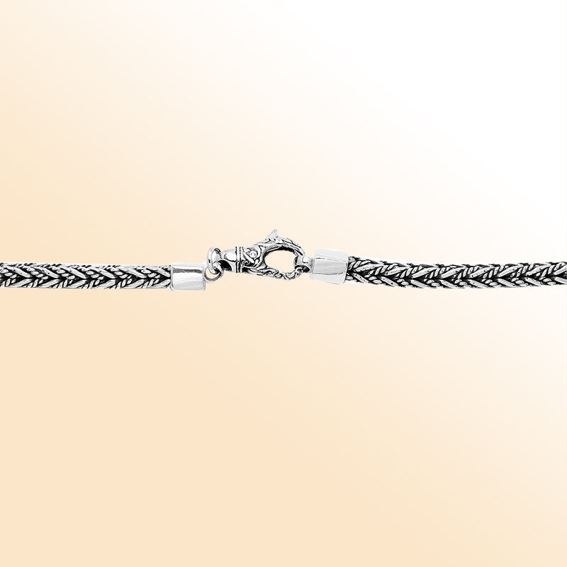 AN-6310-S-16" Bali Hand Crafted Sterling Silver Chain With Hook Jewelry Bali Designs Inc 