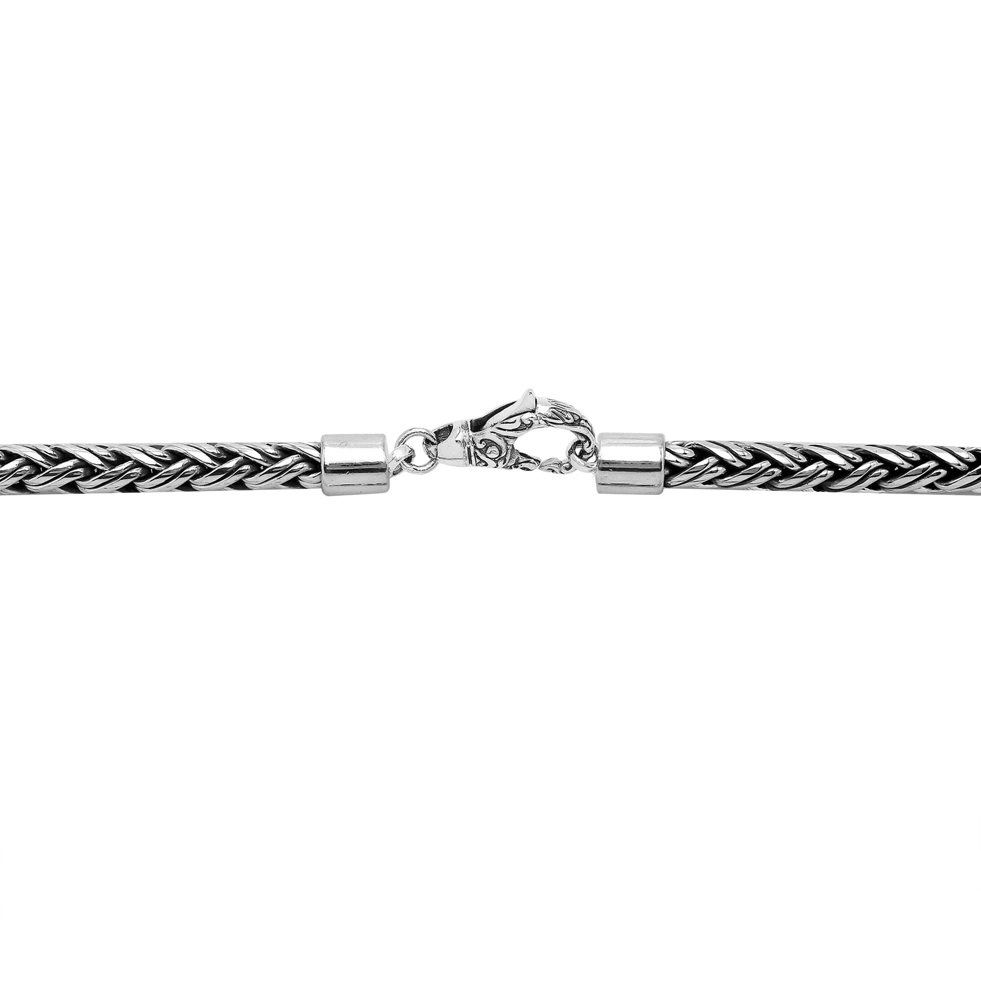 AN-6329-S-6MM-16" Bali Hand Crafted Sterling Silver Chain With Lobster Jewelry Bali Designs Inc 