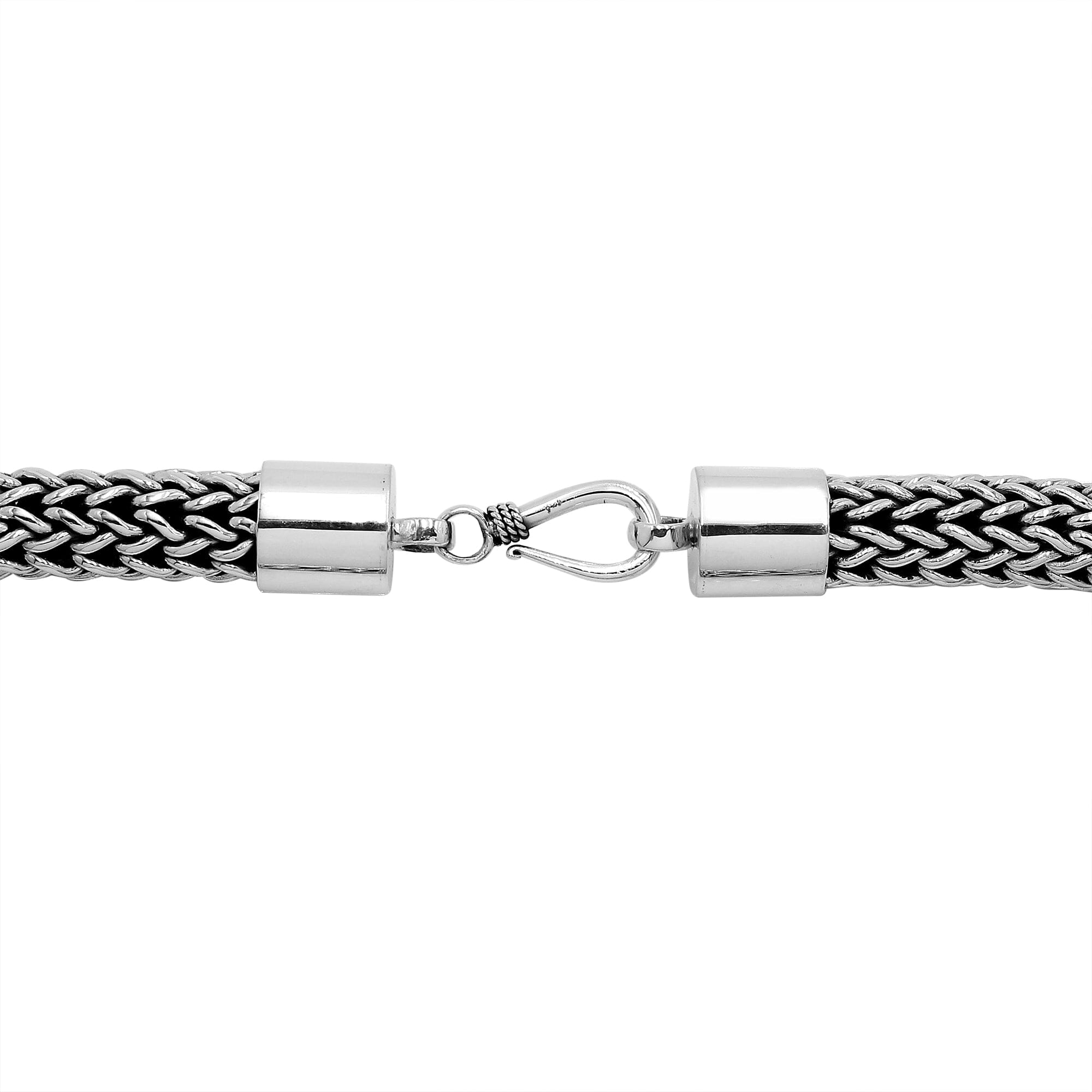 AN-6340-S-15MM-22" Bali Hand Crafted Sterling Silver Chain With Hook Jewelry Bali Designs Inc 