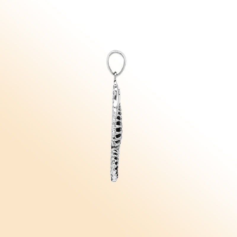Sterling Silver Seahorse Pendant With Intricate Ocean-Inspired Detailing And Polished Finish, A Graceful Bali Artisan Jewelry Piece For Everyday Coastal Elegance.