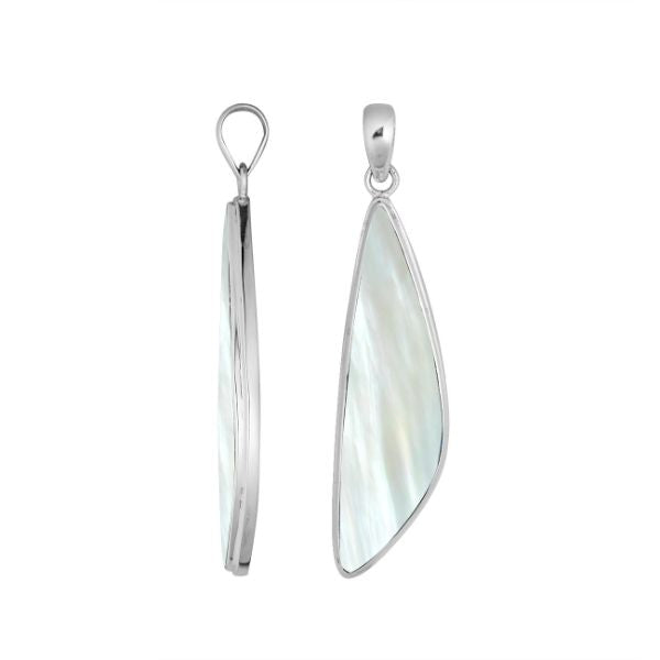 AP-6286-MOP Sterling Silver Pendant With Mother of Pearl Jewelry Bali Designs Inc 