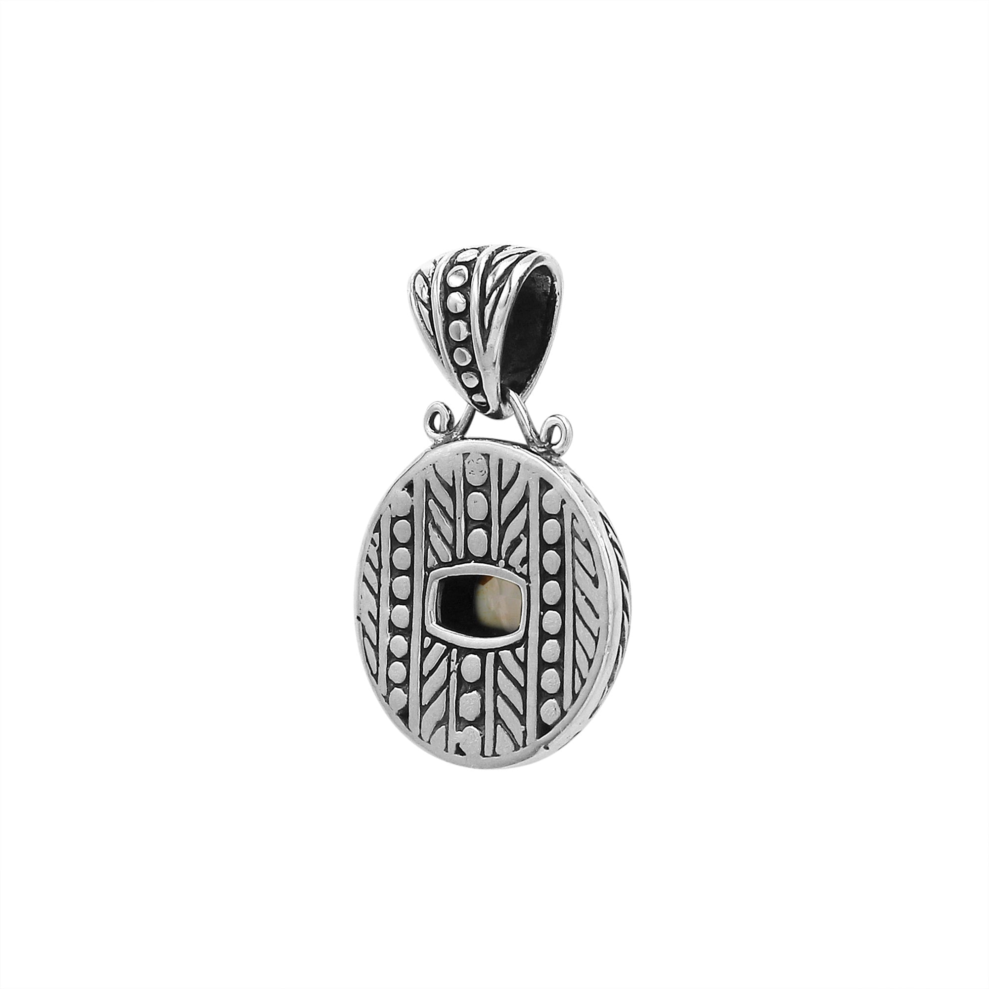AP-6322-CT Sterling Silver Pendant With Citrine Q, Jewelry Bali Designs Inc 