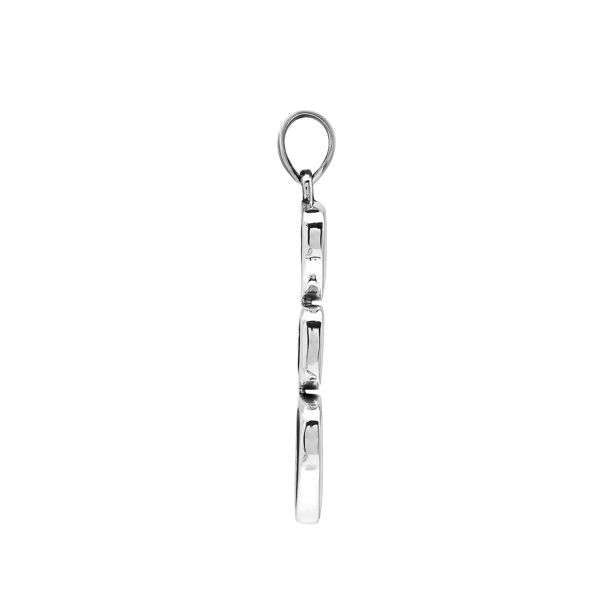 AP-6346-MOP Sterling Silver Pendant with Mother of Pearl Jewelry Bali Designs Inc 