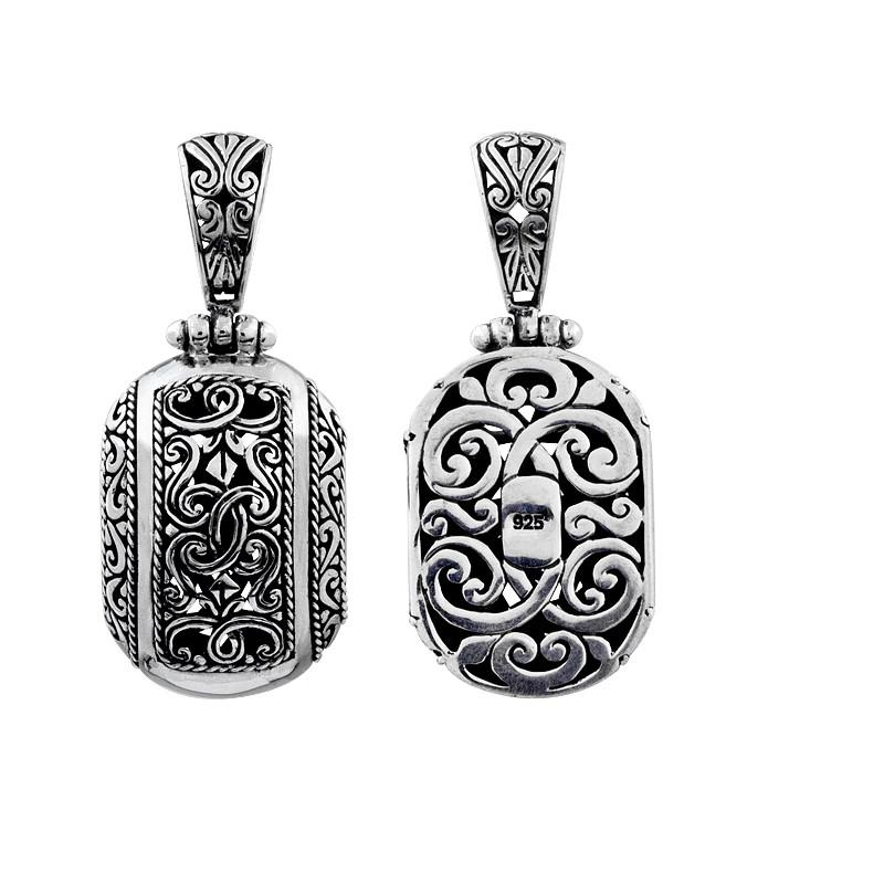 APSF-6006-SF Silver Overlay Pendant Jewelry Bali Designs Inc 