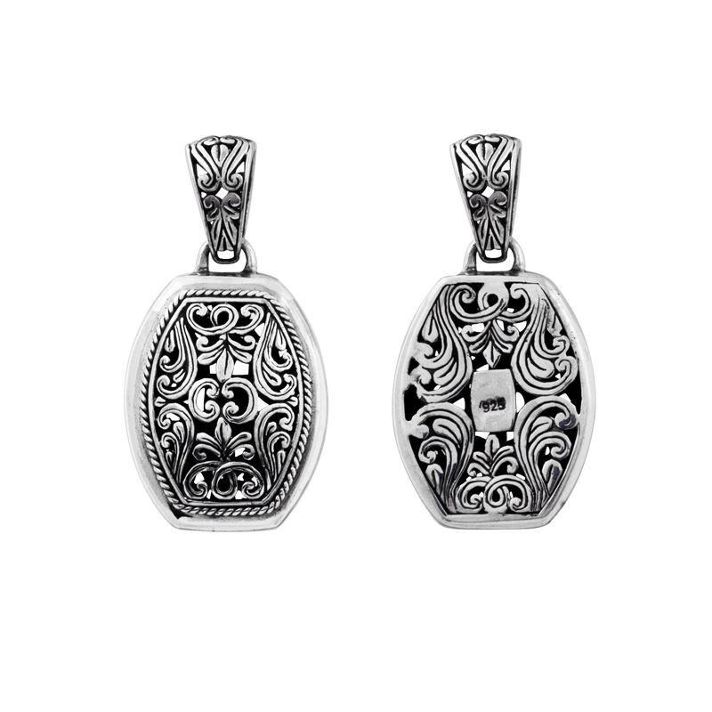 APSF-6007-SF Silver Overlay Pendant Jewelry Bali Designs Inc 