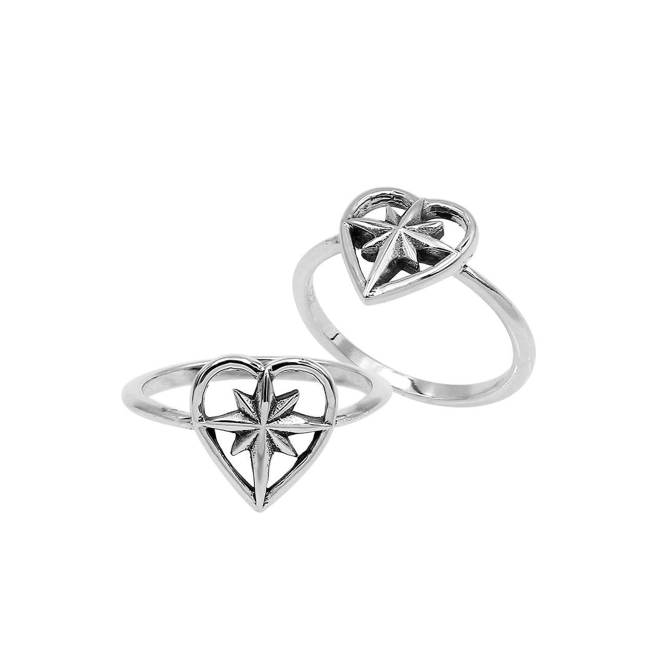 Balinese silver simple designer ring with polished finish