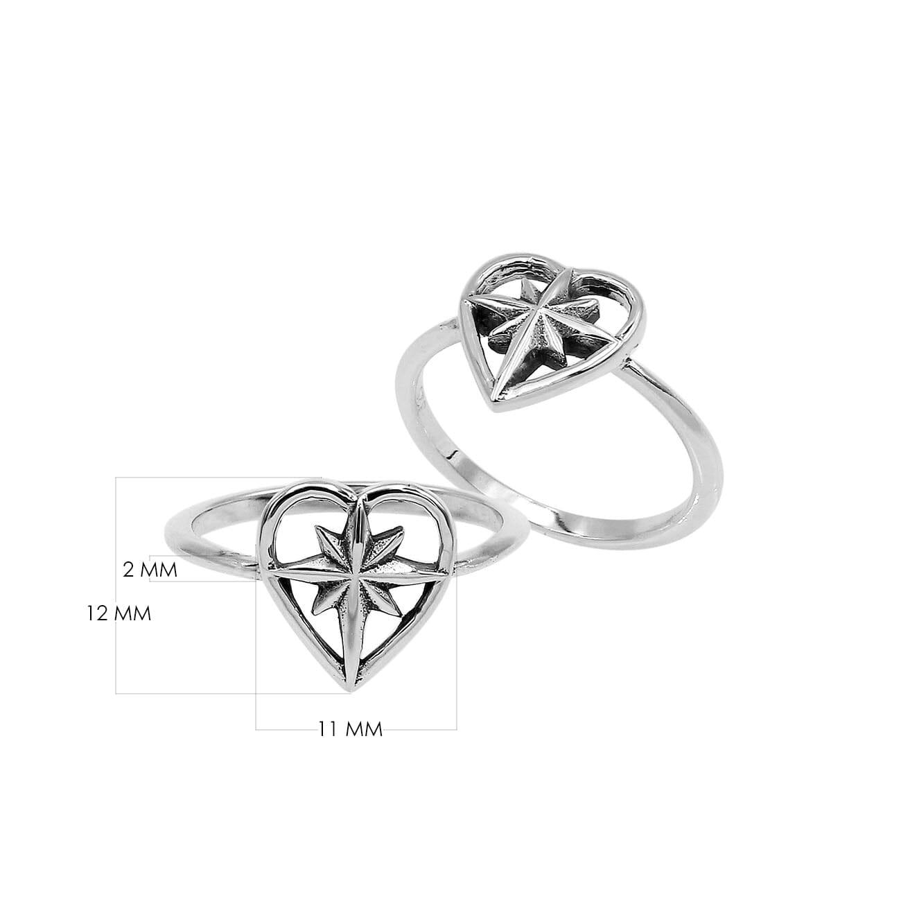 Balinese silver simple designer ring with polished finish