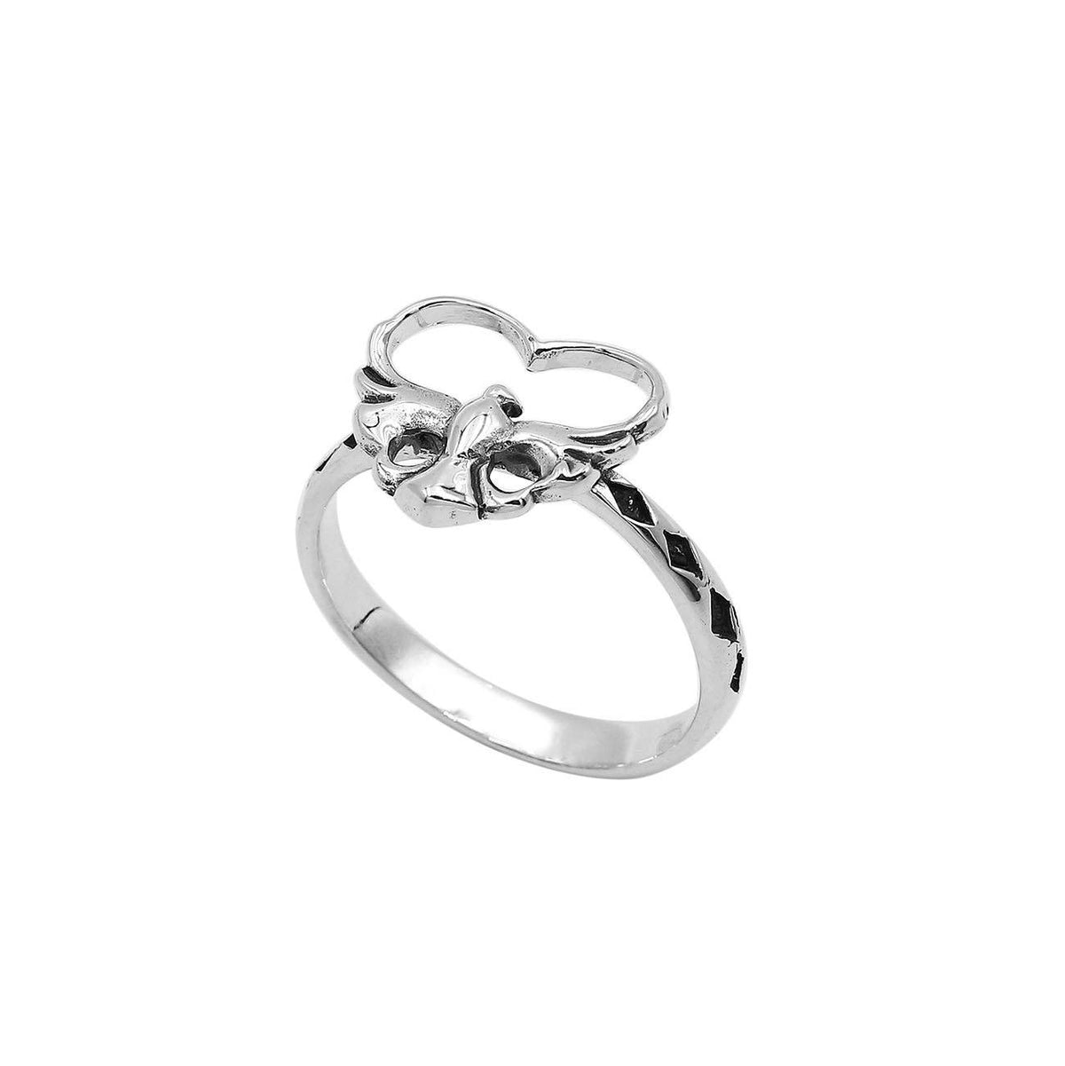 Balinese silver beautiful simple designer ring with polished finish