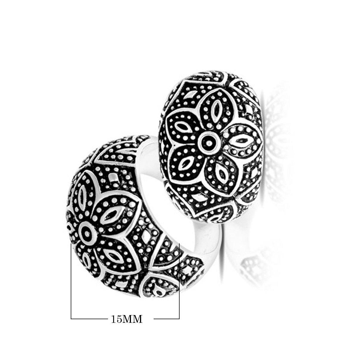 ARSF-6123-S-7" Silver Overlay Ring Jewelry Bali Designs Inc 