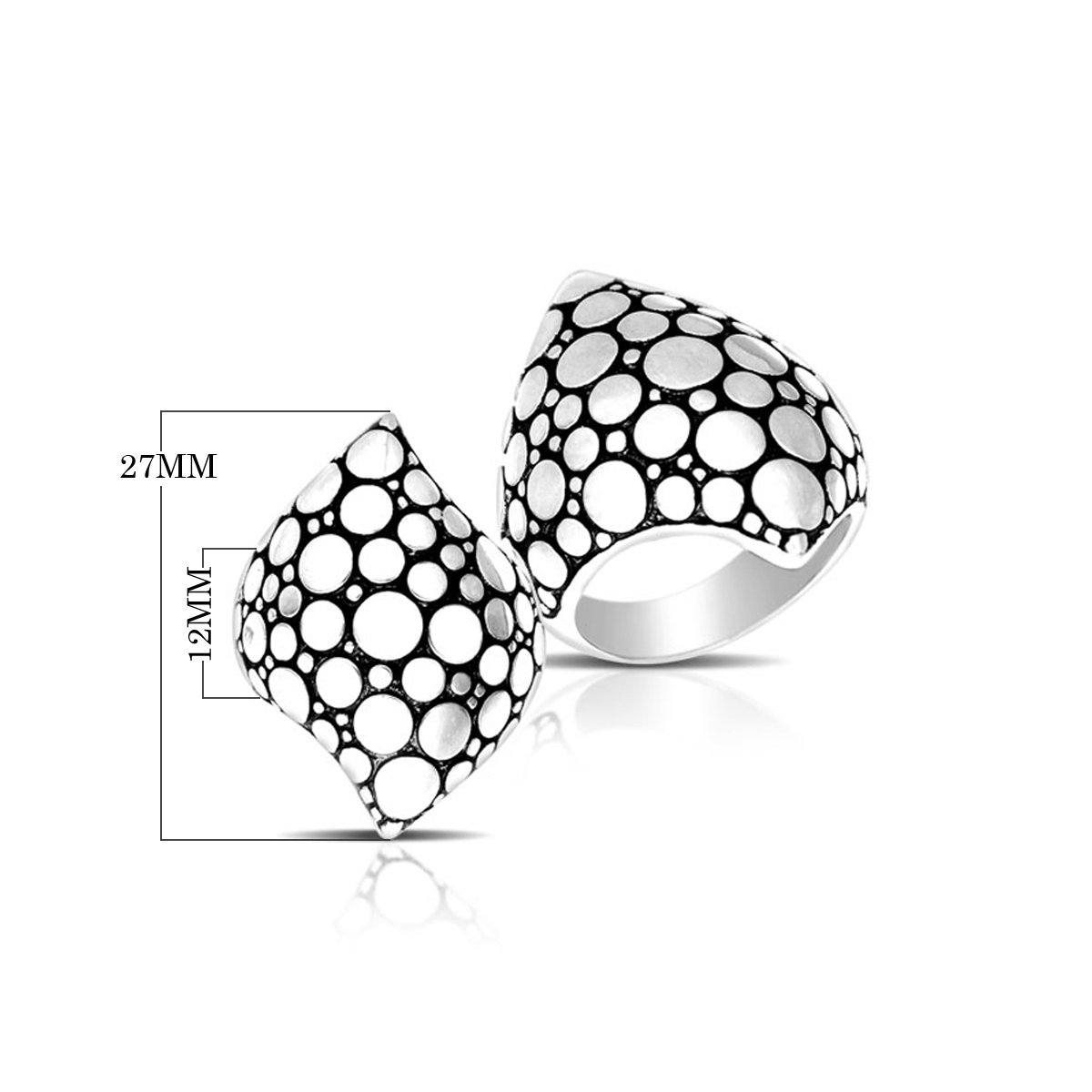 ARSF-6125-S-6" Silver Overlay Ring Jewelry Bali Designs Inc 