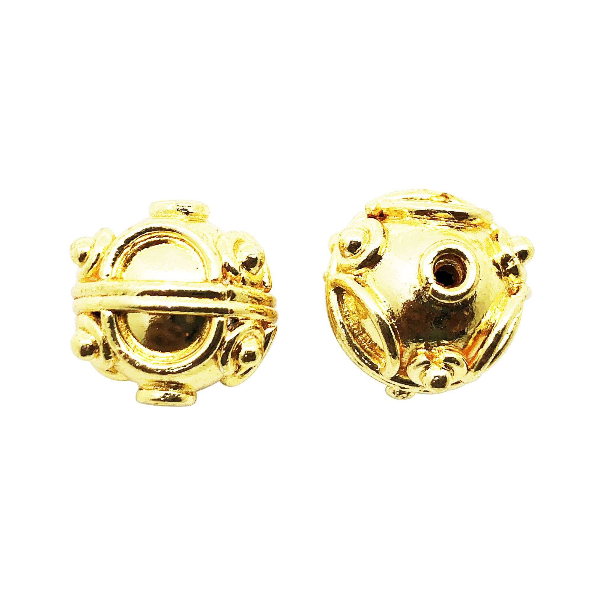 BG-107 18K Gold Overlay Bali Bead Beads Bali Designs Inc 