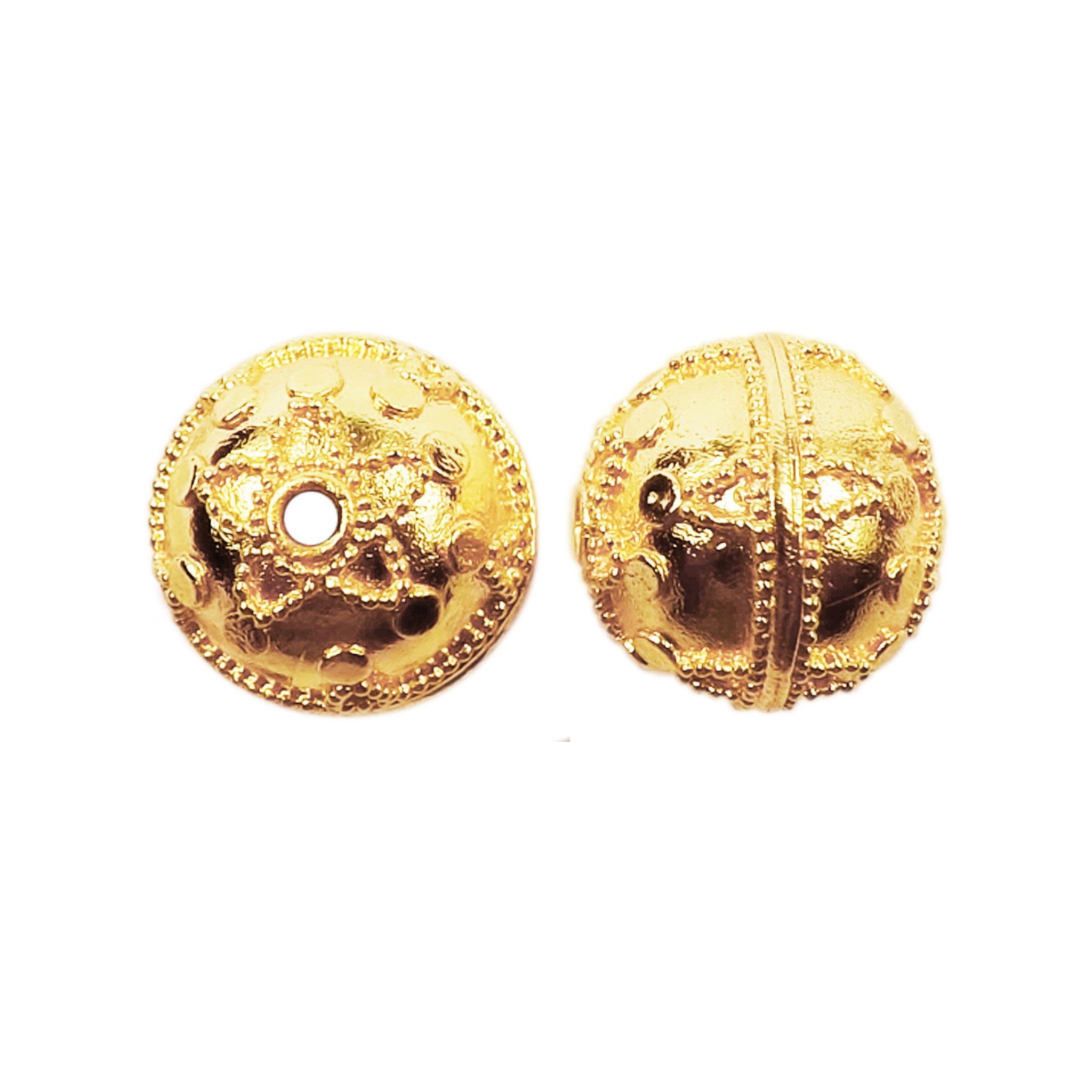 BG-108 18K Gold Overlay Bali Bead Beads Bali Designs Inc 