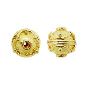 BG-114 18K Gold Overlay Bali Bead Beads Bali Designs Inc 