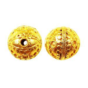 BG-116 18K Gold Overlay Bali Bead Beads Bali Designs Inc 