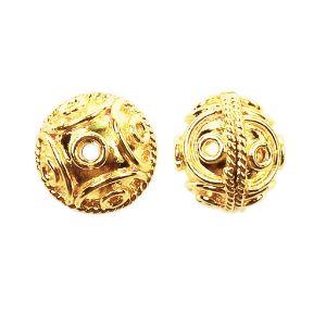 BG-118 18K Gold Overlay Bali Bead Beads Bali Designs Inc 