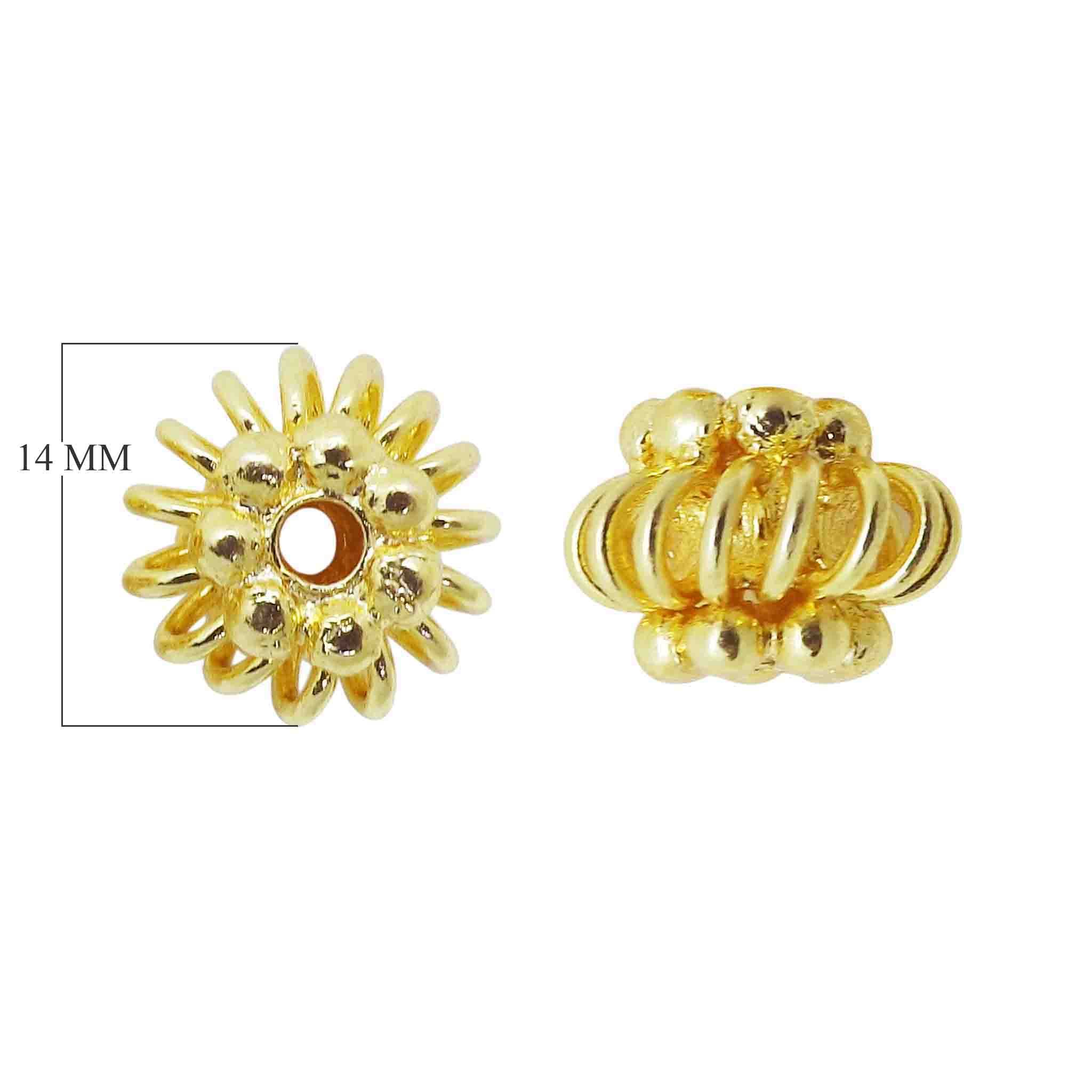 BG-120 18K Gold Overlay Bali Bead Beads Bali Designs Inc 
