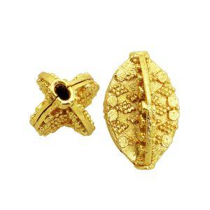 BG-124 18K Gold Overlay Bali Bead Beads Bali Designs Inc 