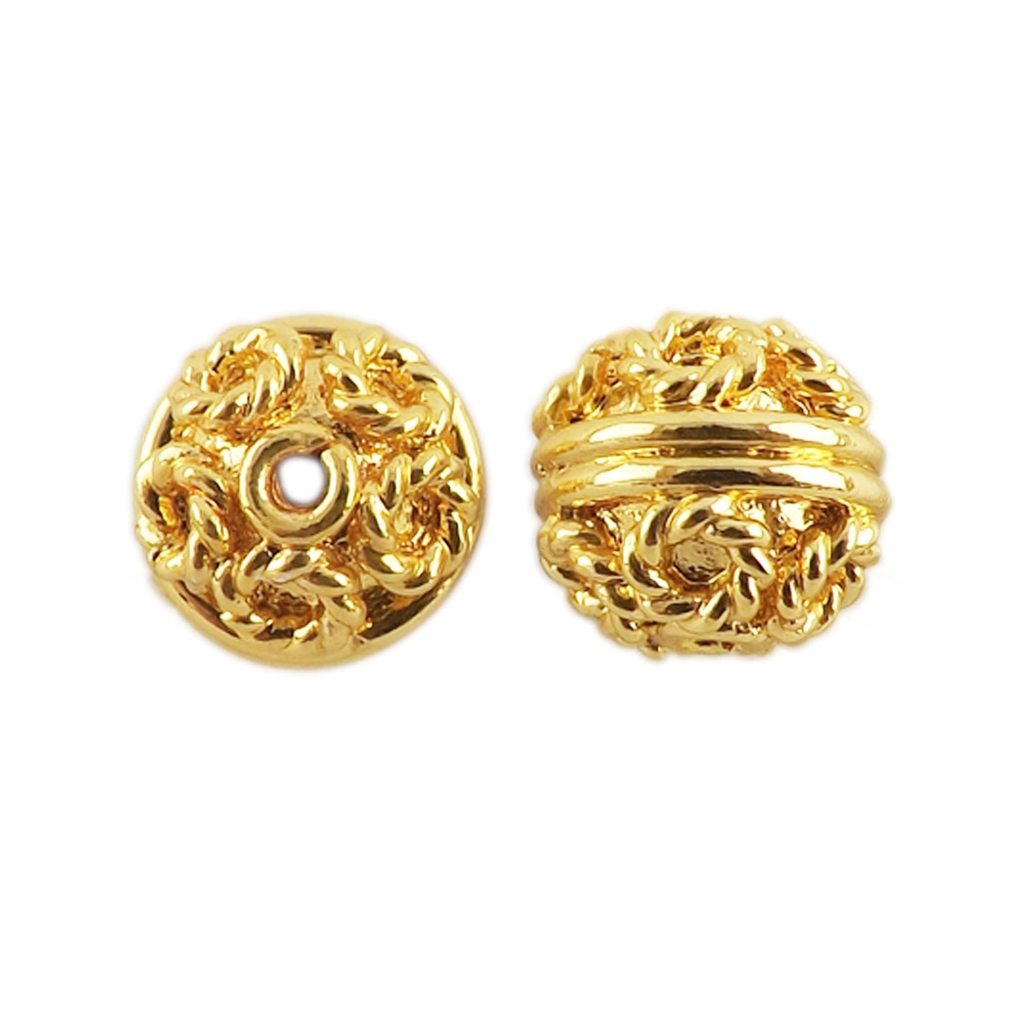 BG-128 18K Gold Overlay Bali Bead Beads Bali Designs Inc 