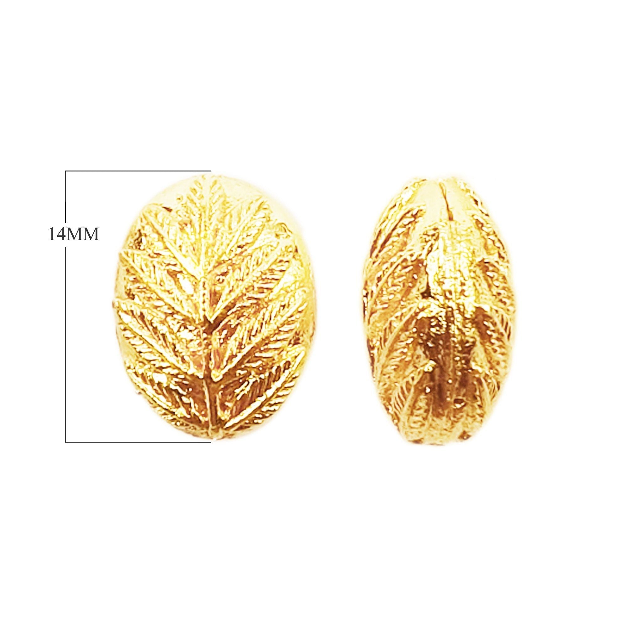 BG-129 18K Gold Overlay Bali Bead Beads Bali Designs Inc 