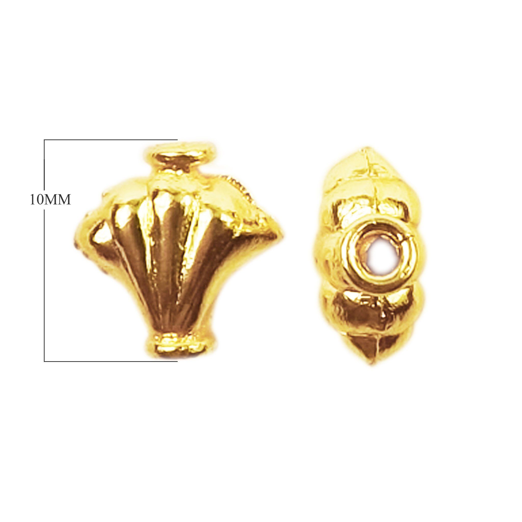 BG-131 18K Gold Overlay Bali Bead Beads Bali Designs Inc 