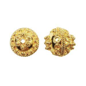 BG-134 18K Gold Overlay Bali Bead Beads Bali Designs Inc 