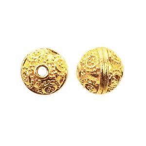 BG-138 18K Gold Overlay Bali Bead Beads Bali Designs Inc 