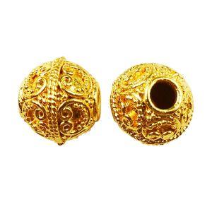 BG-140 18K Gold Overlay Bali Bead Beads Bali Designs Inc 