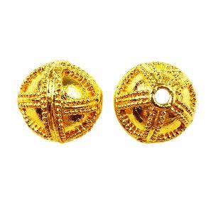 BG-157 18K Gold Overlay Bali Bead Beads Bali Designs Inc 